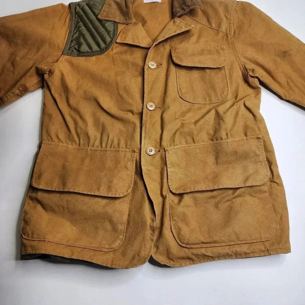 Canvasback Water Repellent Shooting Jacket Hunting Duck Fishing Waxed Sz Medium - Picture 7 of 16